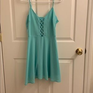 Turquoise dress by Lush